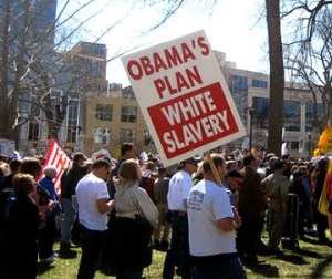 For the record, I am against white slavery.